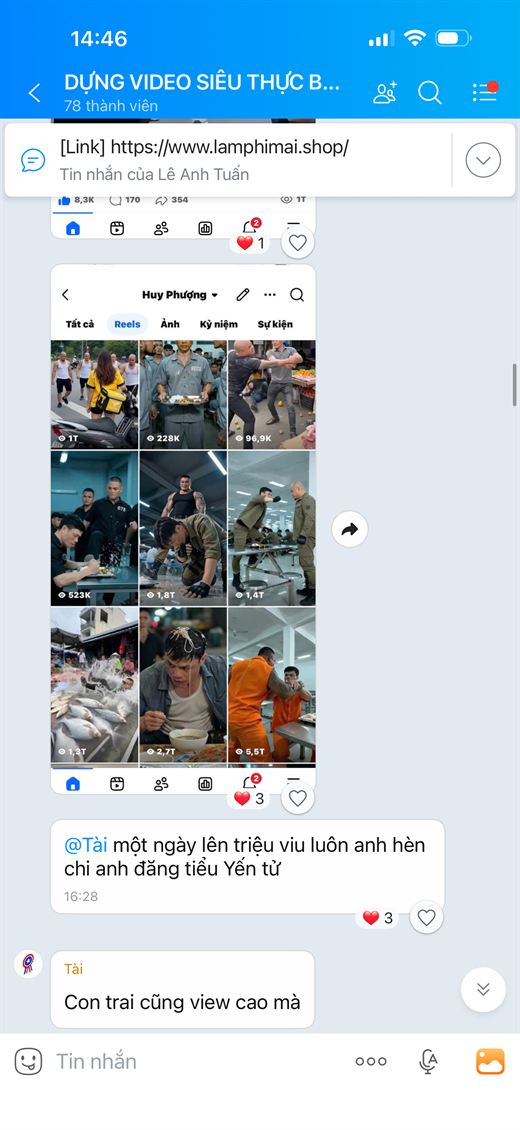 Huy Phượng loạt video trăm nghìn view