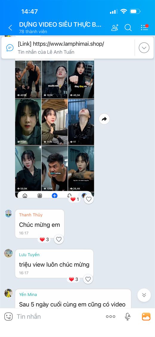 Sau 5 ngày có video triệu view