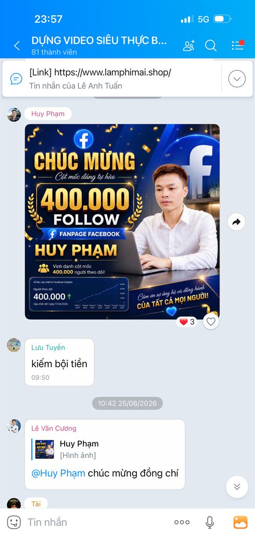 Huy Phạm 400K follower